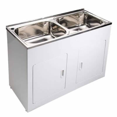 45L Double Bowl Laundry Unit