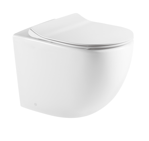 Unicasa Raul99 Wall-Faced Toilet Pan Gloss White RAWFP